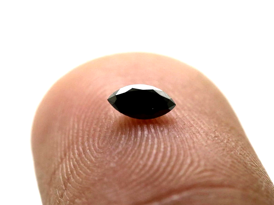 Natural Black Marquise Cut Loose Diamond for Jewelry, AAA Quality Diamond