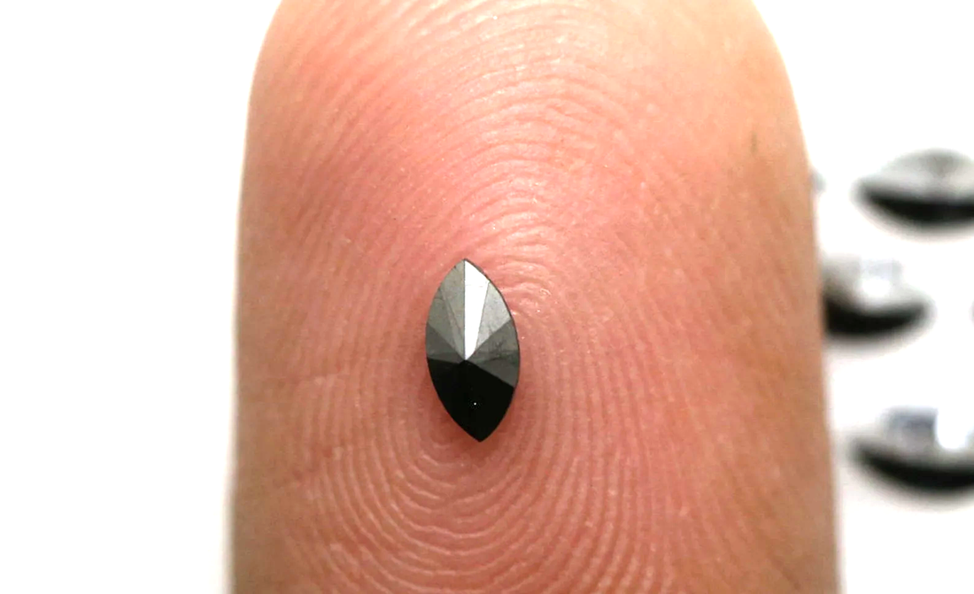 Natural Black Marquise Cut Loose Diamond for Jewelry, AAA Quality Diamond