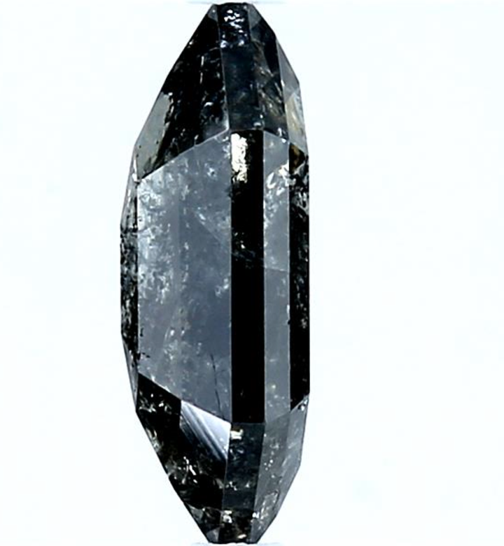 Salt and Pepper Diamond, 2.03 Ct Natural Gray Color Hexagon Cut Diamond for Engagement Ring, Earth Mined Diamond for Ring, Gift for Her