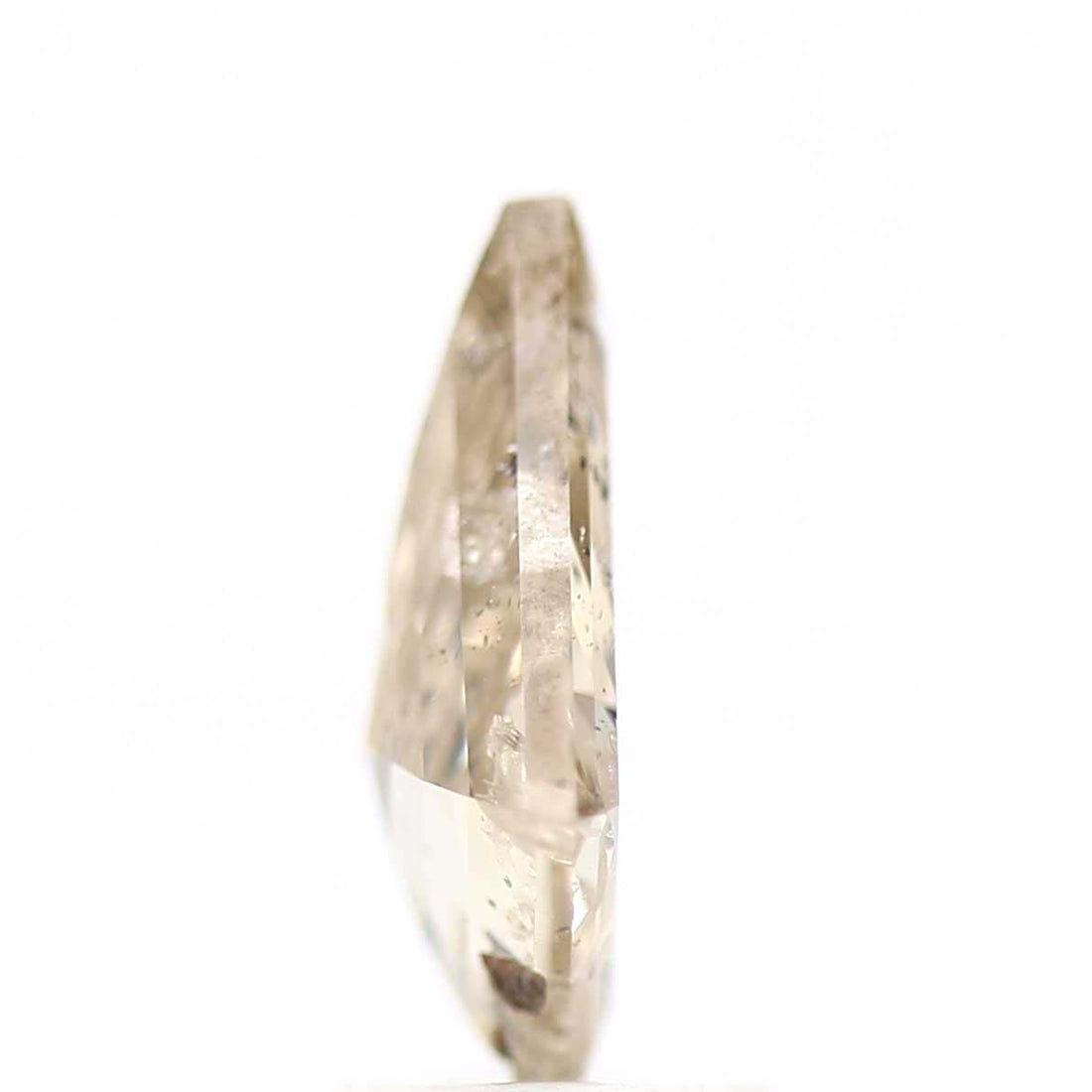 Salt and Pepper Diamond, 1.47 Ct Natural Brown Color Kite Cut Loose Diamond for Jewelry