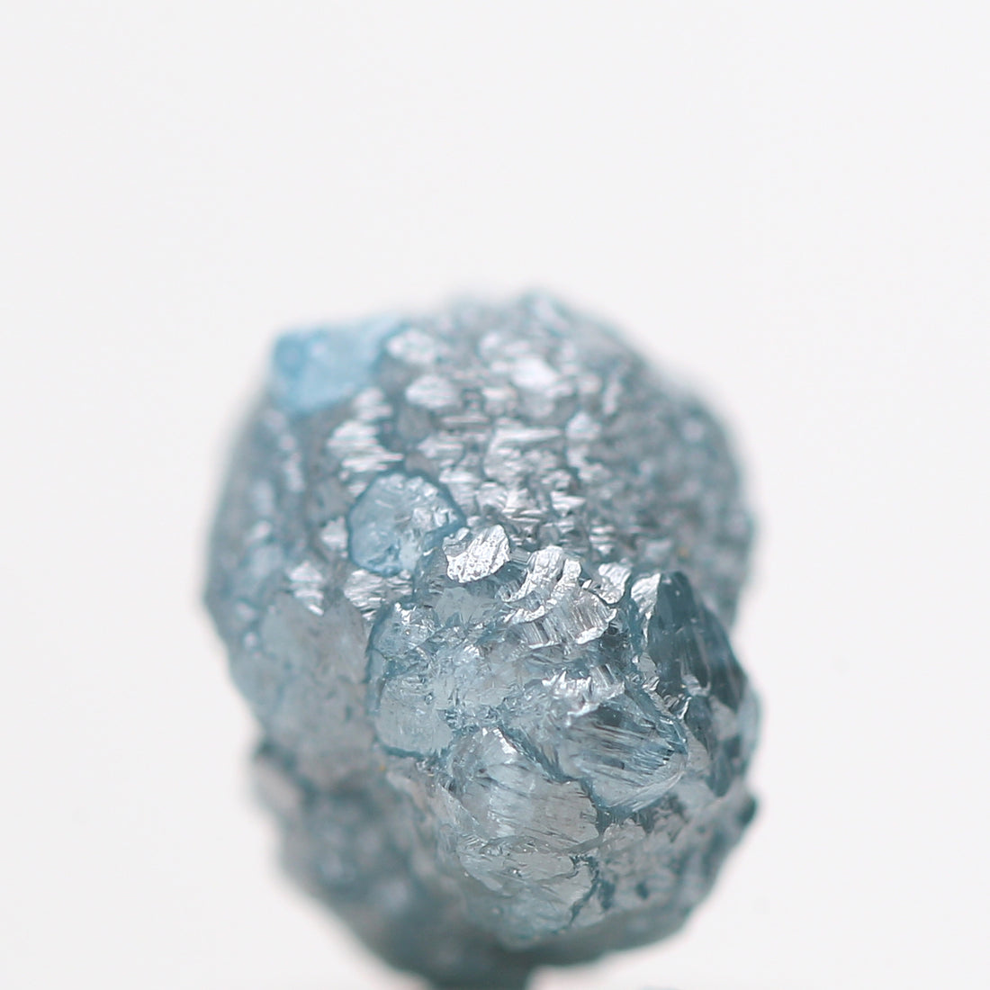 1.23 Carat Rare Fancy Blue Color Rough Diamond Beads Wt 1 MM Drilled Hole, Natural Loose Diamond