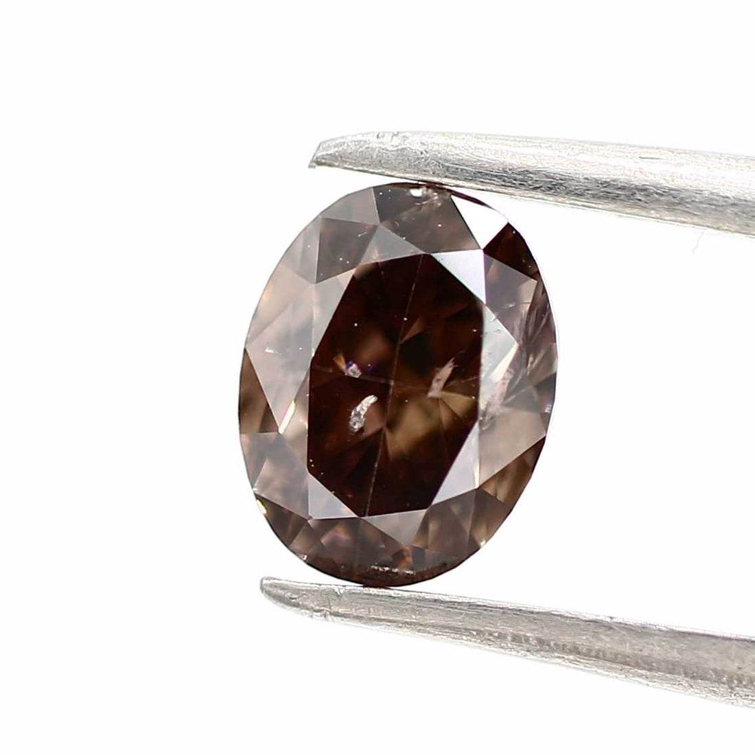 Brown Diamond, 1.00 Ct Fancy Brown Color Oval Cut Loose Diamond for Jewelry