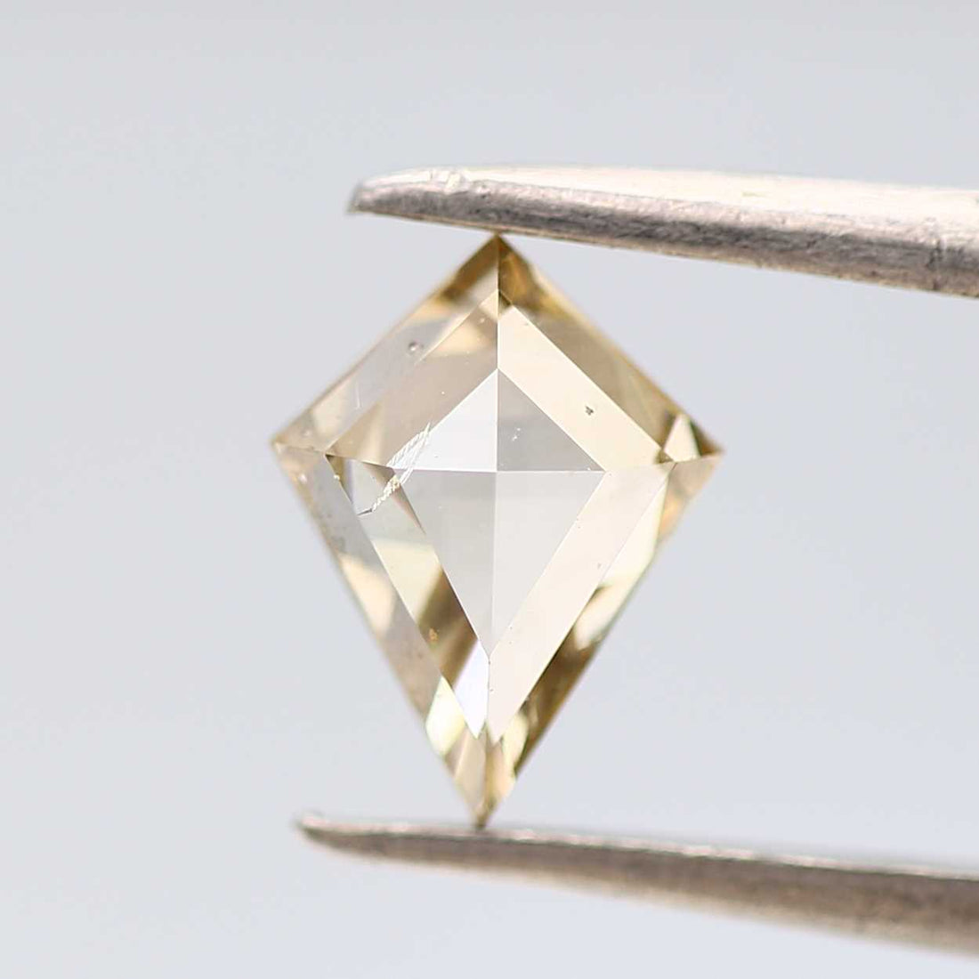 Salt and Pepper Diamond, 0.88 Ct Natural Brown Color Kite Cut Loose Diamond for Jewelry