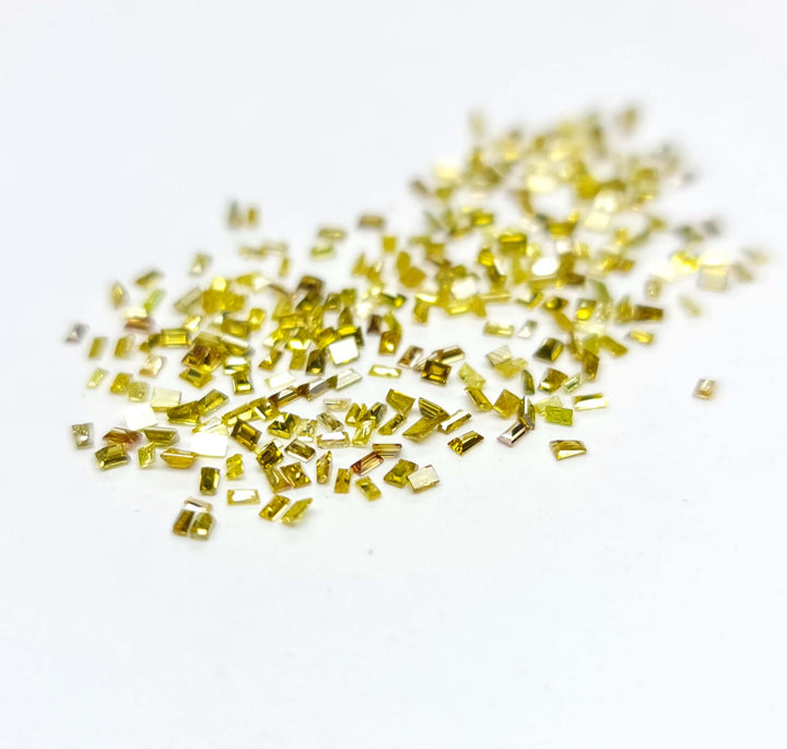 1.00 ct 1.50-2.00 MM Natural Yellow Color Baguette Loose Diamond for Jewelry