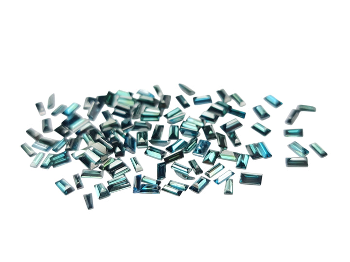 1.00 ct 1.50-2.00 MM Natural Blue Color Baguette Loose Diamond for Jewelry