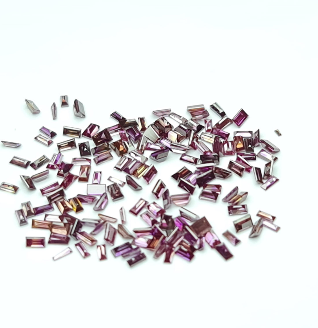 1.00 ct 1.50-2.00 MM Natural Pink Color Baguette Loose Diamond for Jewelry