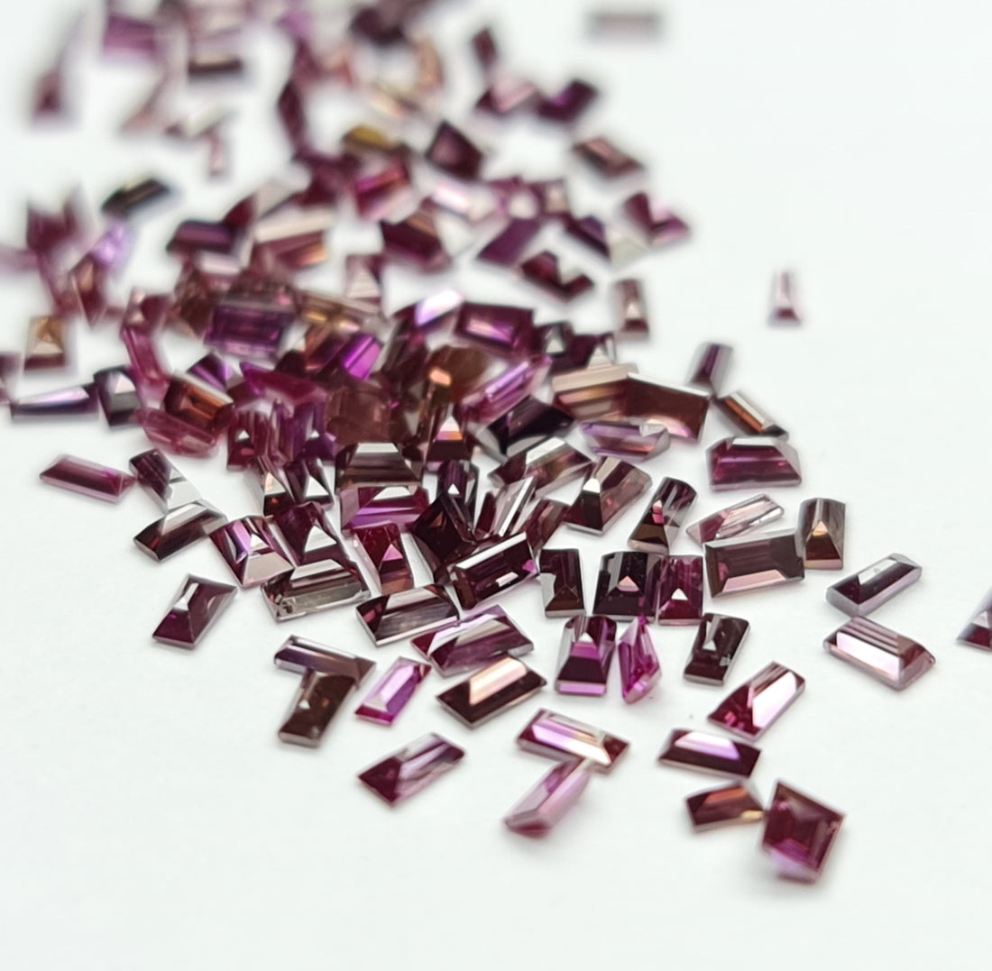 1.00 ct 1.50-2.00 MM Natural Pink Color Baguette Loose Diamond for Jewelry