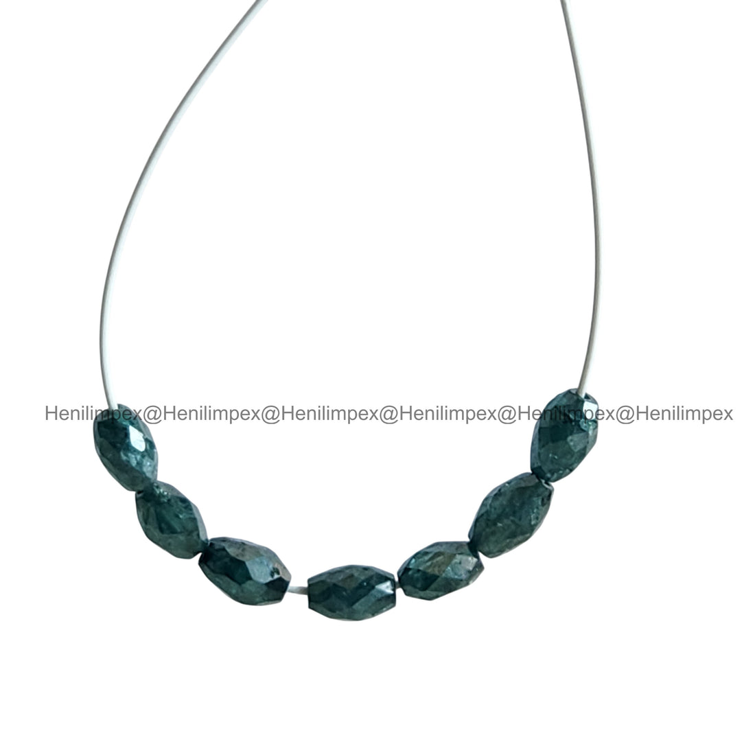 1.00 Ct 2.00-3.00 MM Natural Blue Long Drilled Loose Diamond Beads wt Drilled Hole for Jewelery