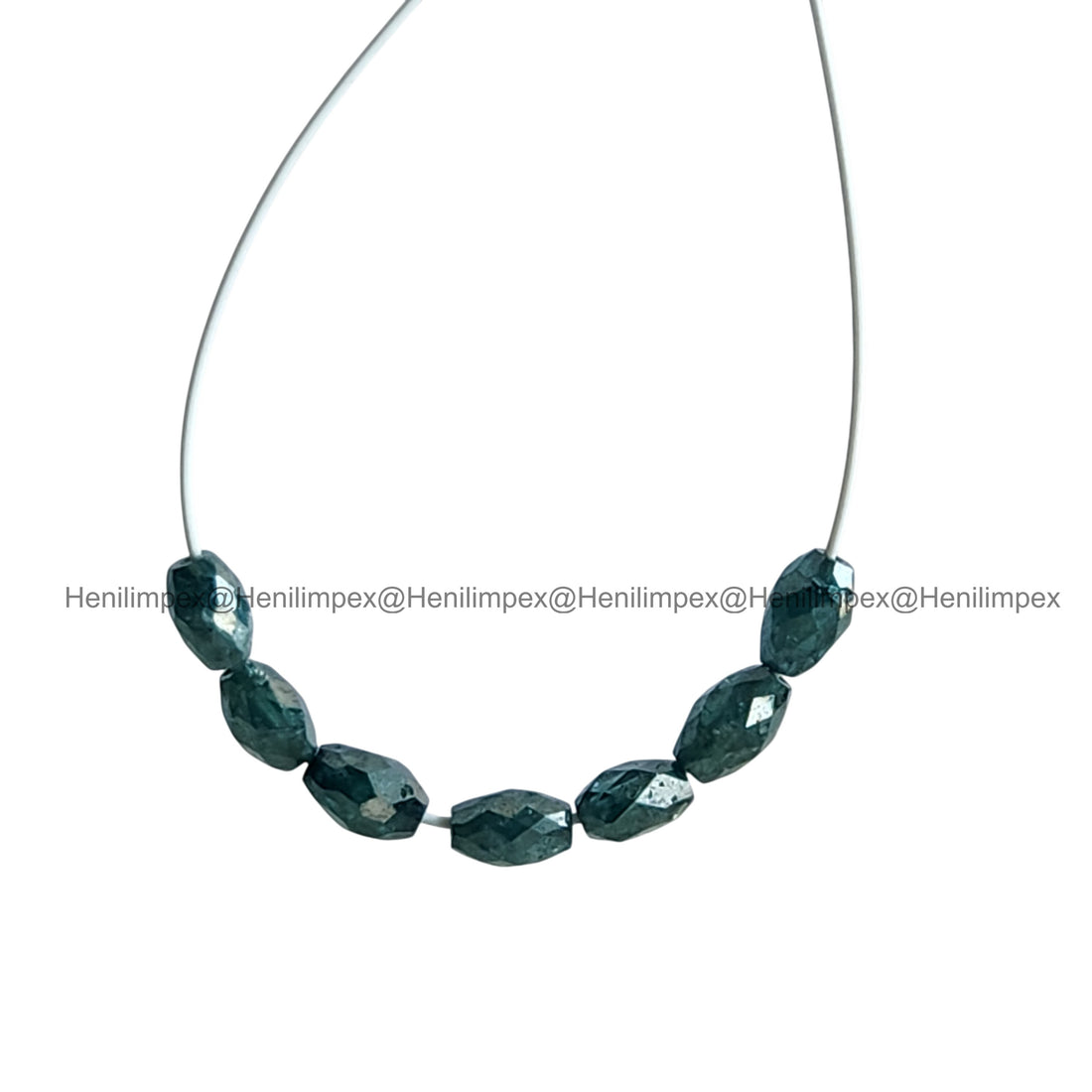 1.00 Ct 2.00-3.00 MM Natural Blue Long Drilled Loose Diamond Beads wt Drilled Hole for Jewelery