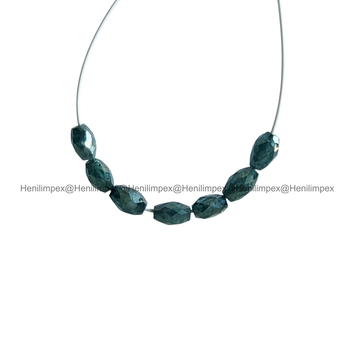 1.00 Ct 2.00-3.00 MM Natural Blue Long Drilled Loose Diamond Beads wt Drilled Hole for Jewelery