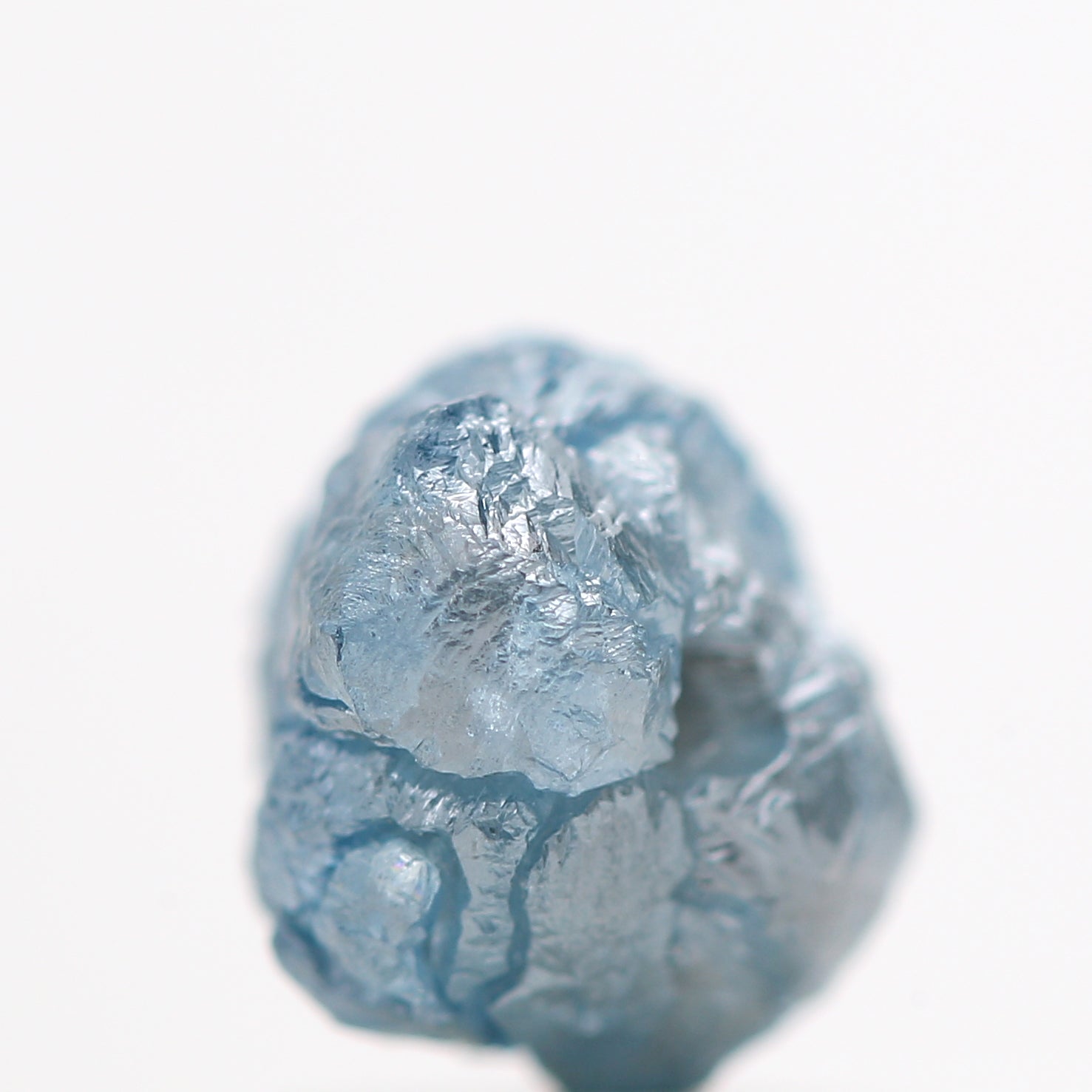 1.14 Carat Rare Natural  Blue Color Rough Diamond Beads with 1 MM Drilled Hole