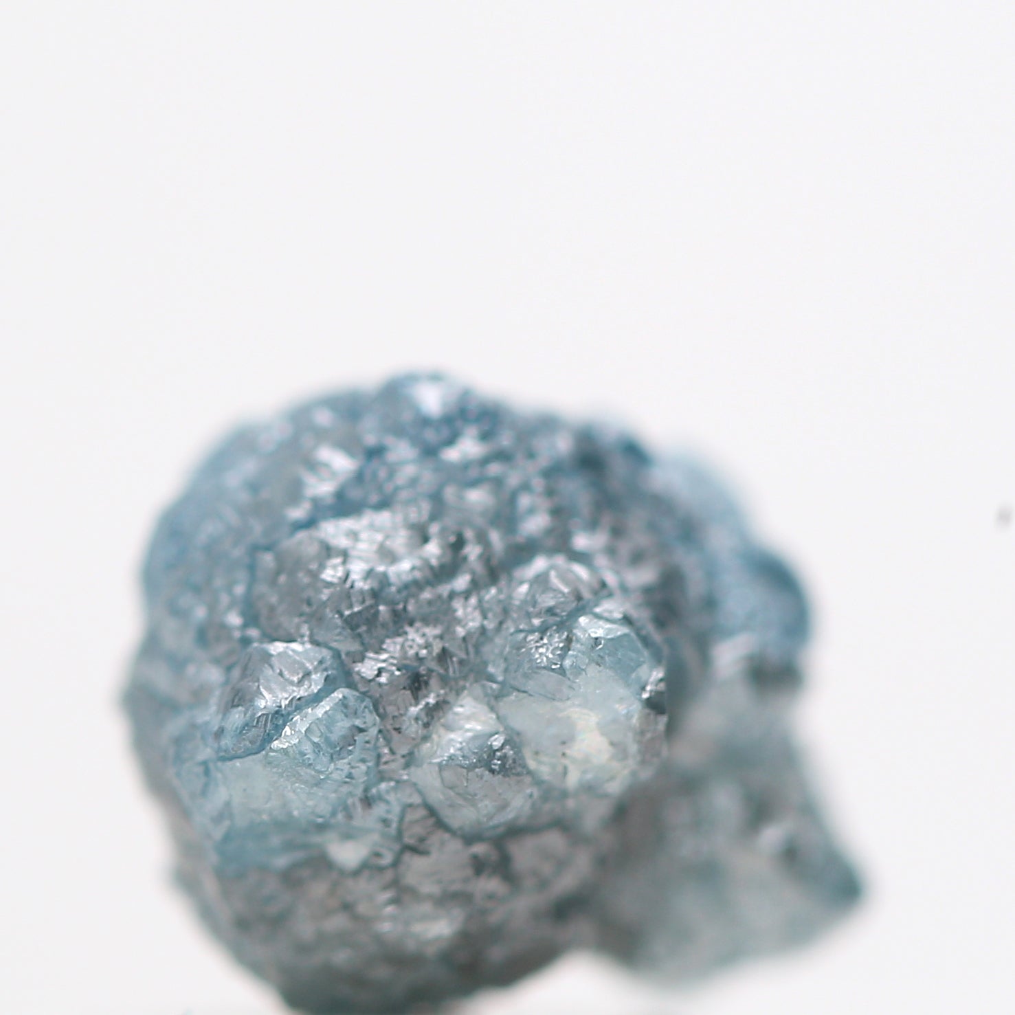 Blue Diamond , 1.18 Carat Fancy Blue Color Rough Loose Diamond Beads wt 1 MM Drilled Hole