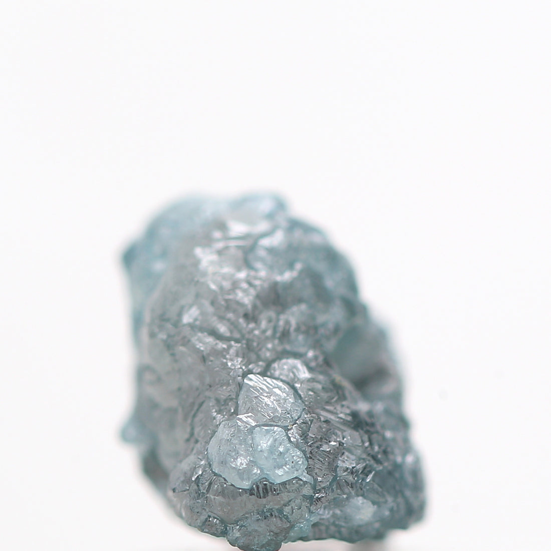 Blue Diamond, Fancy Blue Color Rough Diamond Beads Wt 1 MM Drilled Hole, 0.96 Carat