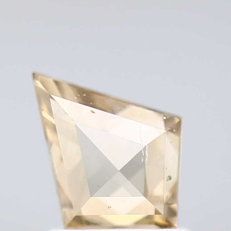 Salt and Pepper Diamond, 0.88 Ct Natural Brown Color Kite Cut Loose Diamond for Jewelry