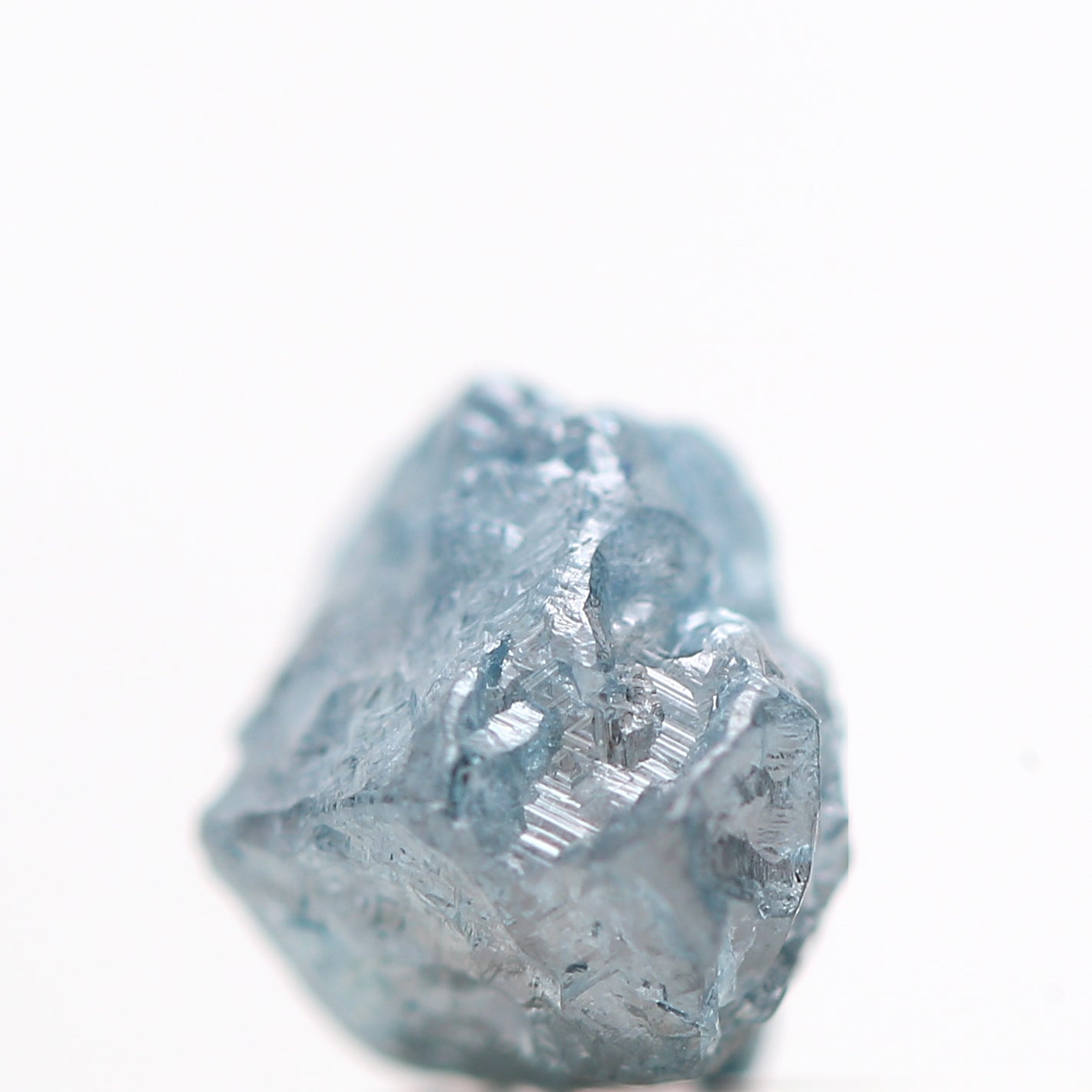 0.95 ct natural blue raw rough loose diamond beads wt 1 mm drilled hole for jewelry