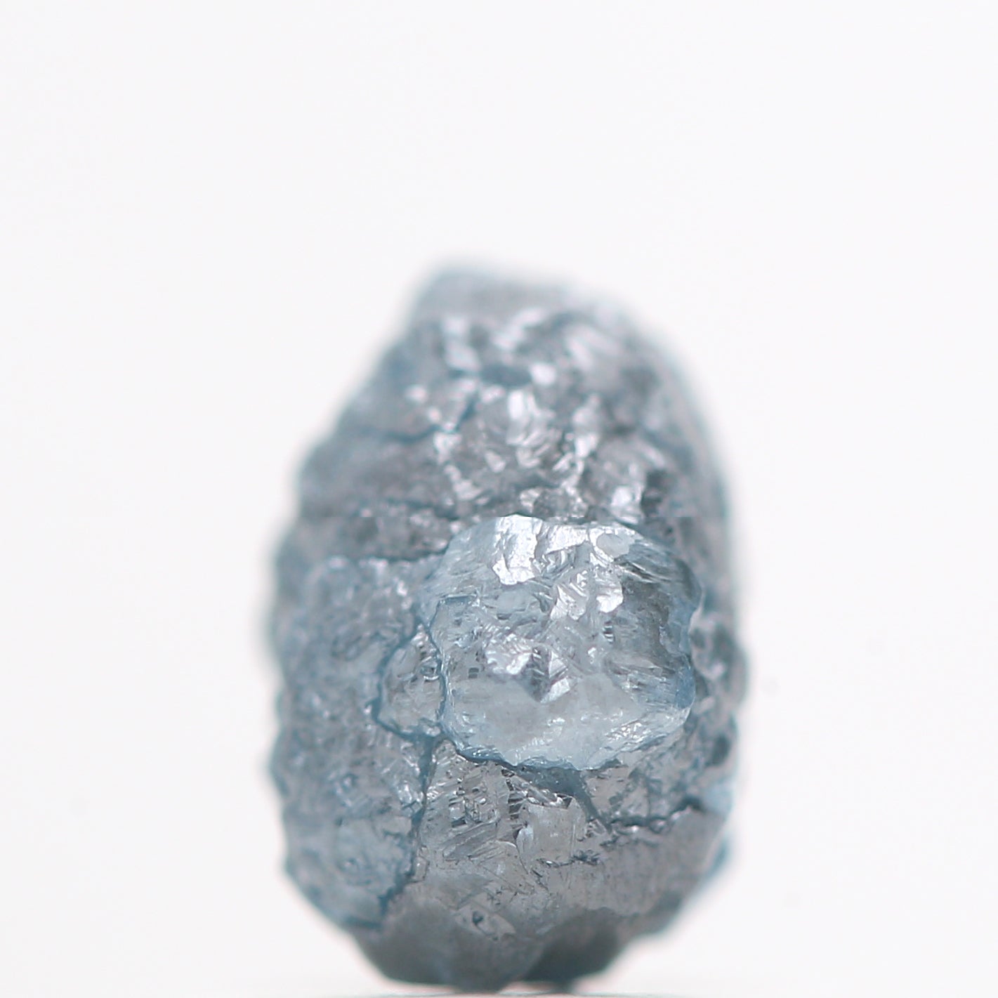 1.01 Ct Natural Blue Raw Rough Loose Diamond Beads with Drilled Hole for Jewelry