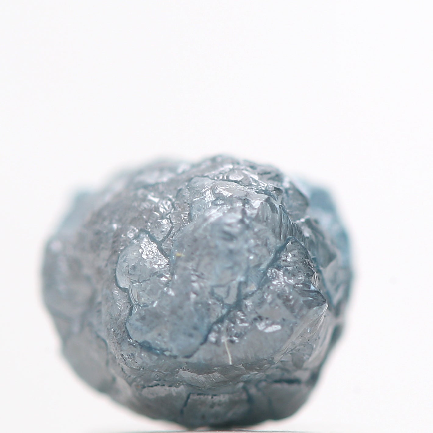 1.45 Carat Natural Blue Rough Diamond Beads with 1 MM Drilled Hole, Natural Loose Diamond