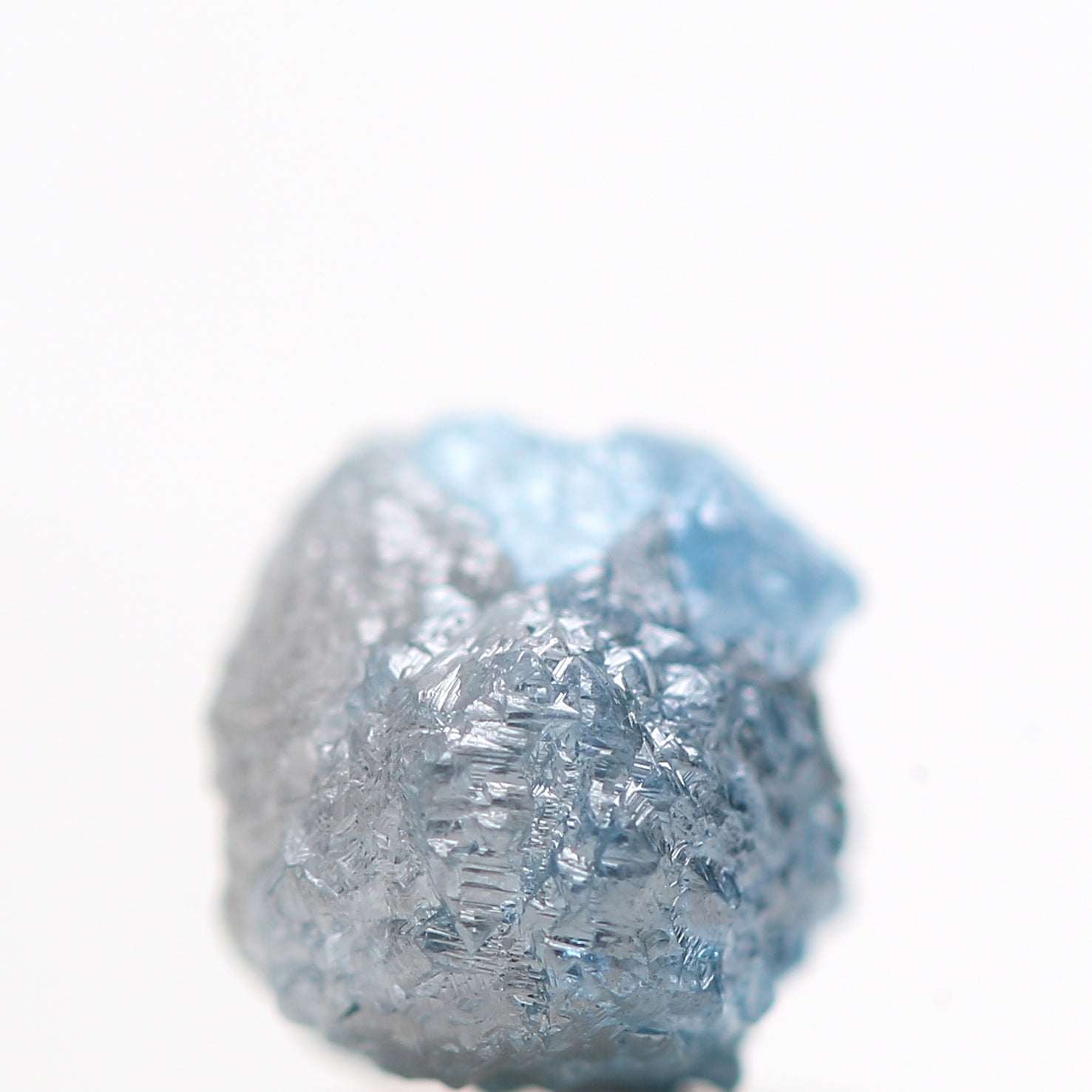 1.35 Cts Superb Natural Blue Rough Diamond Beads with 1 MM Drilled Hole