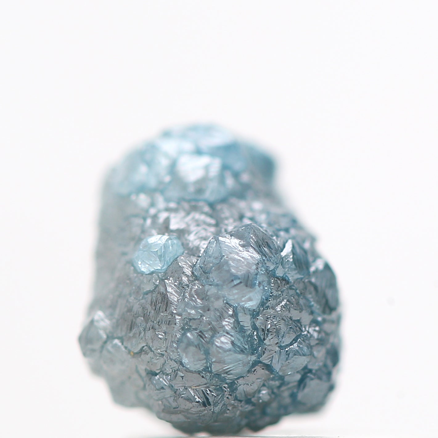 1.16 Cts Rare Natural Blue Rough Diamond Beads with 1 MM Drilled Hole, Natural Loose Diamond