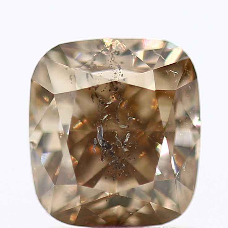 Brown Diamond, 1.00 Ct Natural Brown Color Cushion Cut Loose Diamond for Jewelry