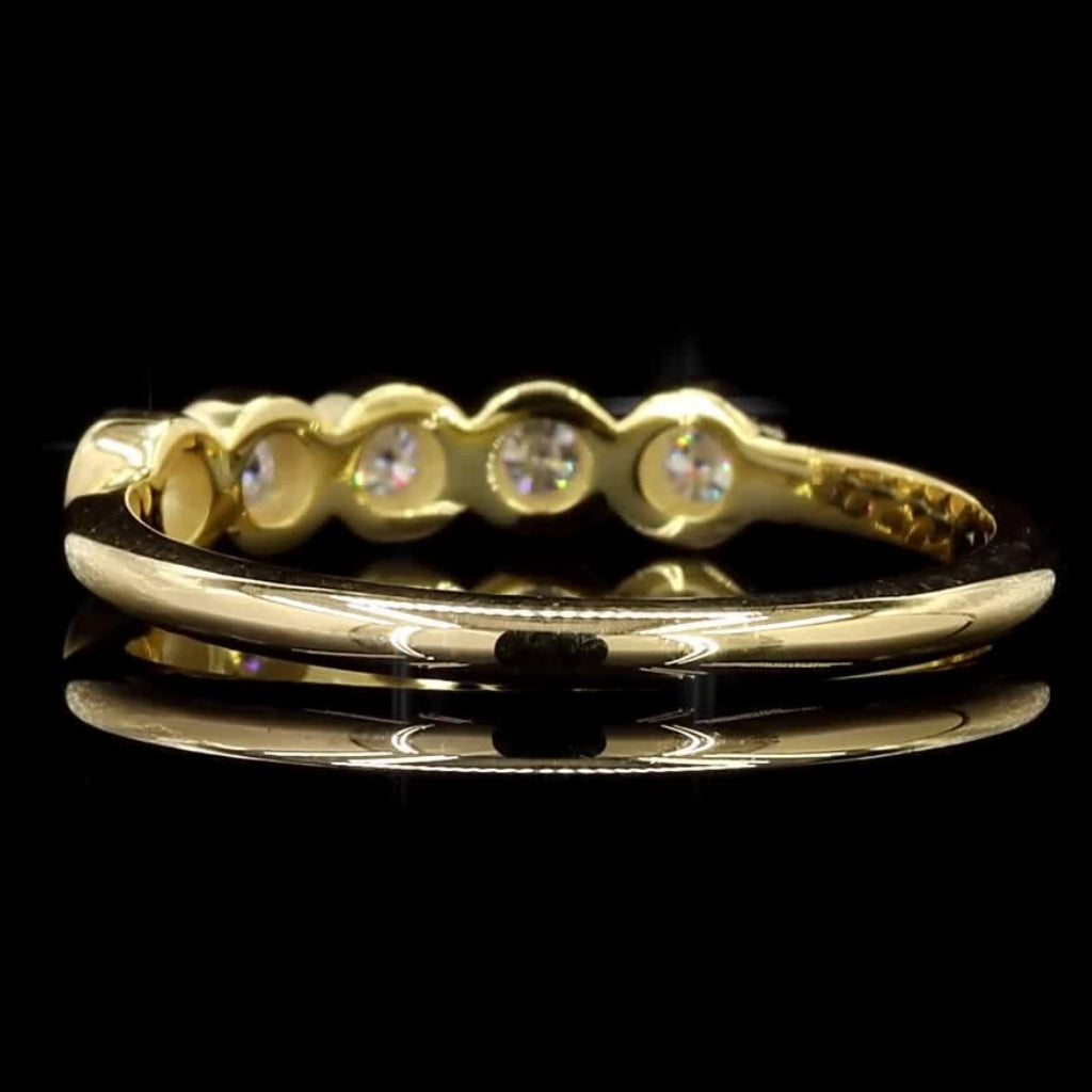 14k Gold White Diamond Ring, Natural Round Diamond Cluster, Unique Yellow Gold Jewelry, Rare Brilliant Cut Diamond Engagement Ring, Gift for Her
