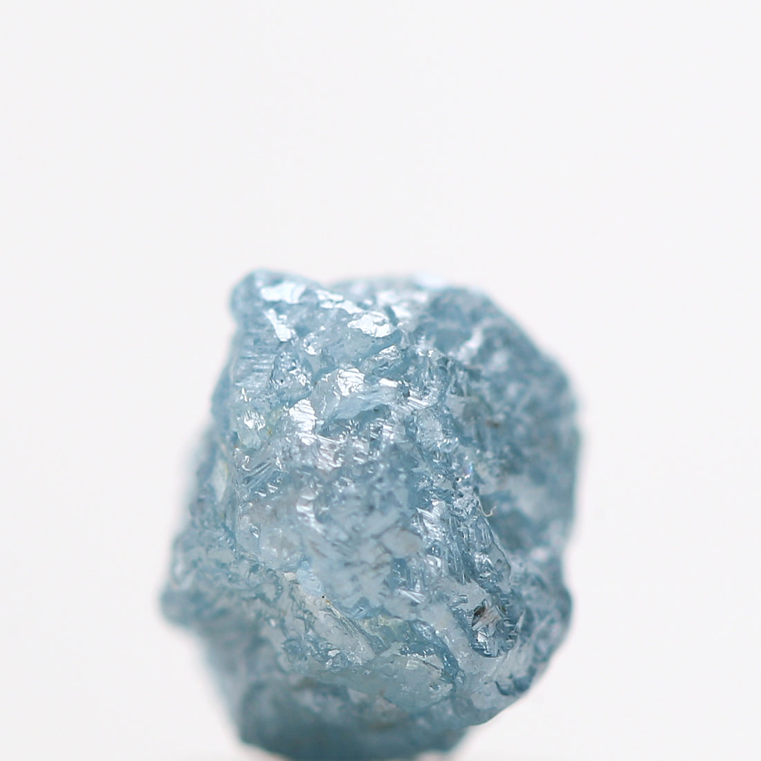 Fancy Blue Color Rough Diamond Beads with 1 MM Drilled Hole, Natural Loose Diamond, Blue Diamond, 0.93 Carat