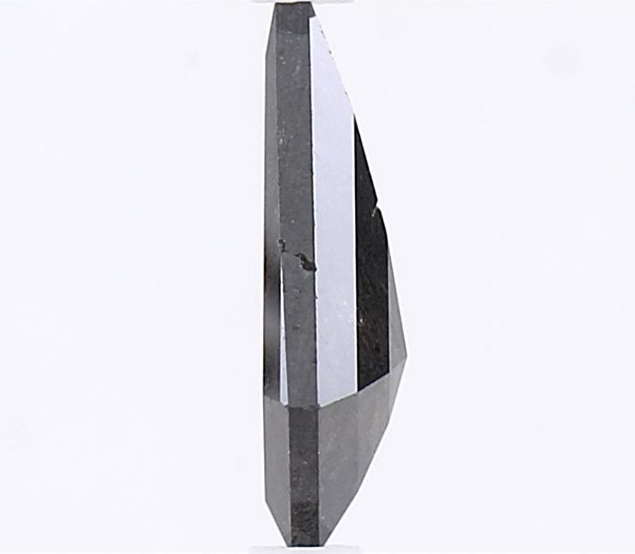 1.05 Carat Salt and Pepper Diamond, Natural Gray Color Kite Loose Diamond for Engagement Ring