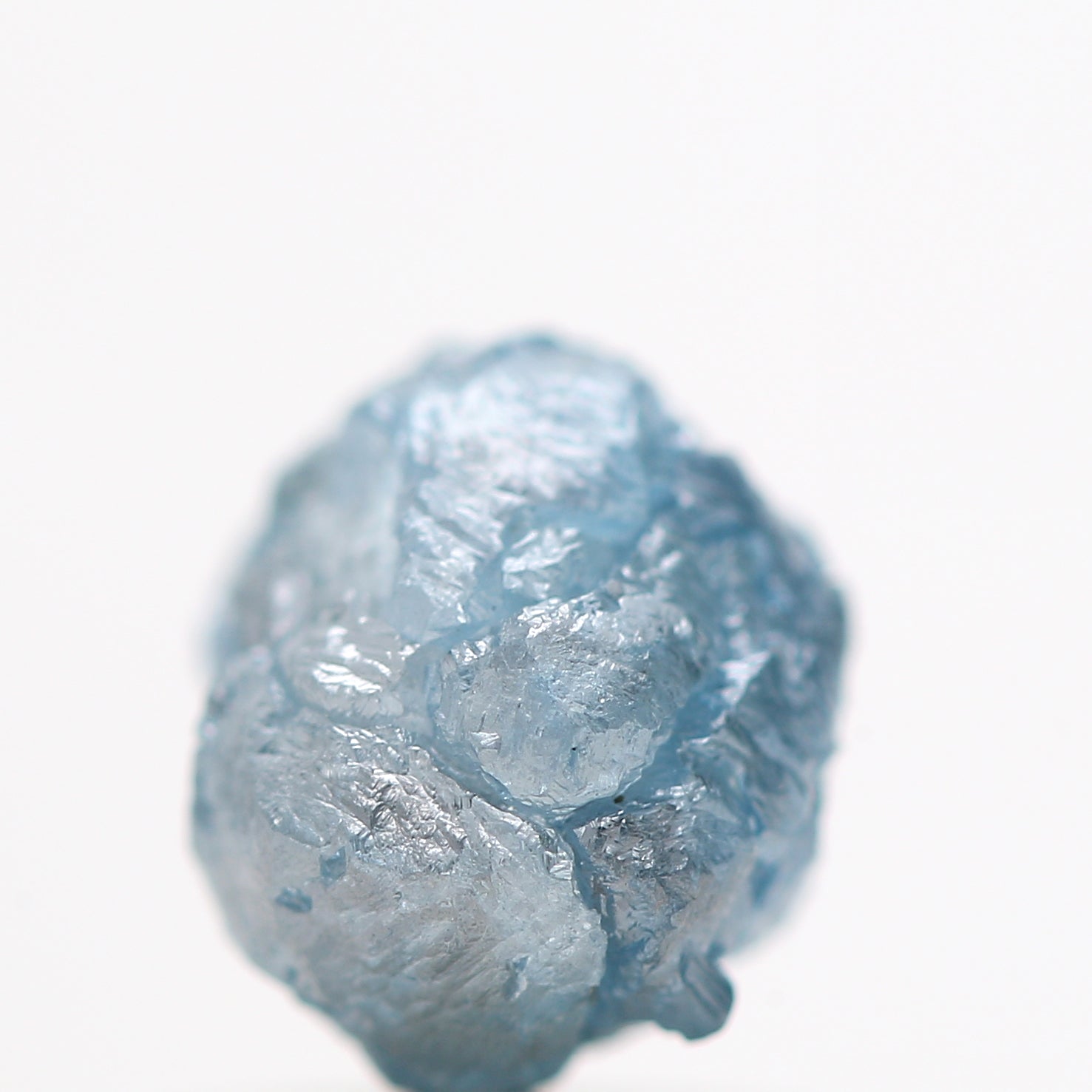 1.14 Carat Rare Natural  Blue Color Rough Diamond Beads with 1 MM Drilled Hole