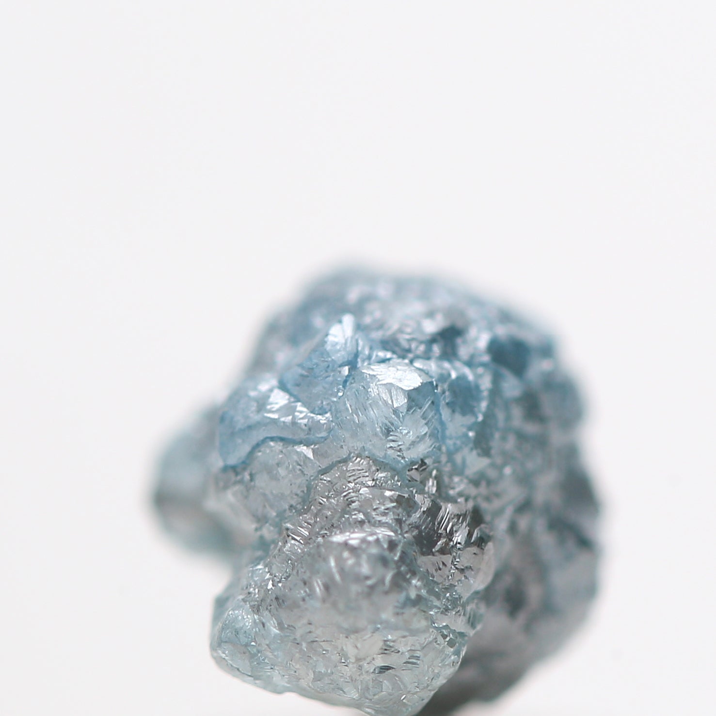 Blue Diamond , 1.18 Carat Fancy Blue Color Rough Loose Diamond Beads wt 1 MM Drilled Hole