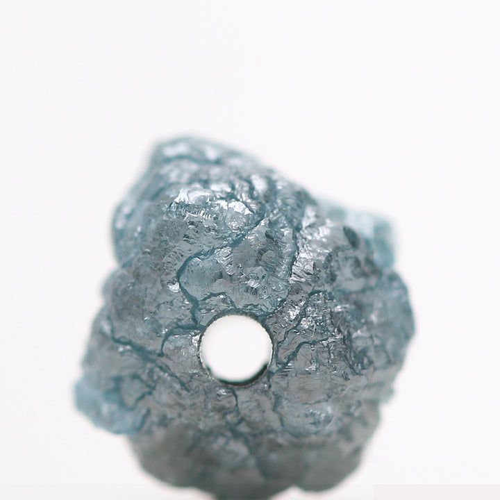 1.08 Carat Natural Blue Rough Diamond Beads wt 1.00 MM Drilled Hole, Natural Loose Diamond