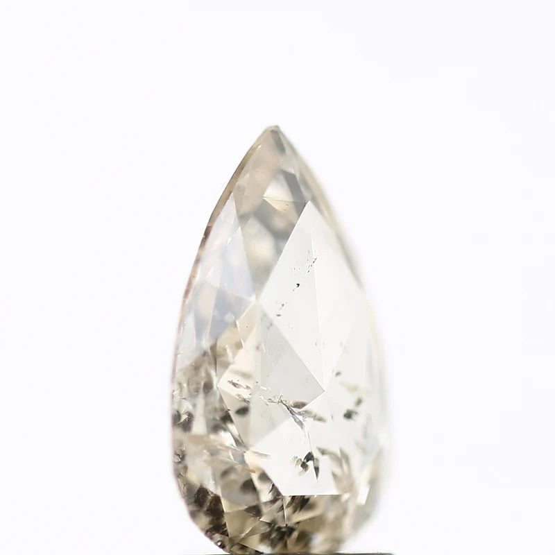1.60 Ct Natural Brown Color Pear Loose Diamond for Unique Jewelry