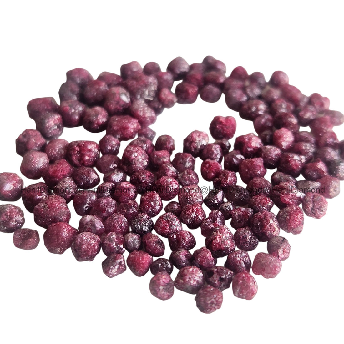 Rose Pink Diamonds, 5.00 ct 2.0-3.0 mm Natural Pink Loose Raw Rough Diamond for Jewelry