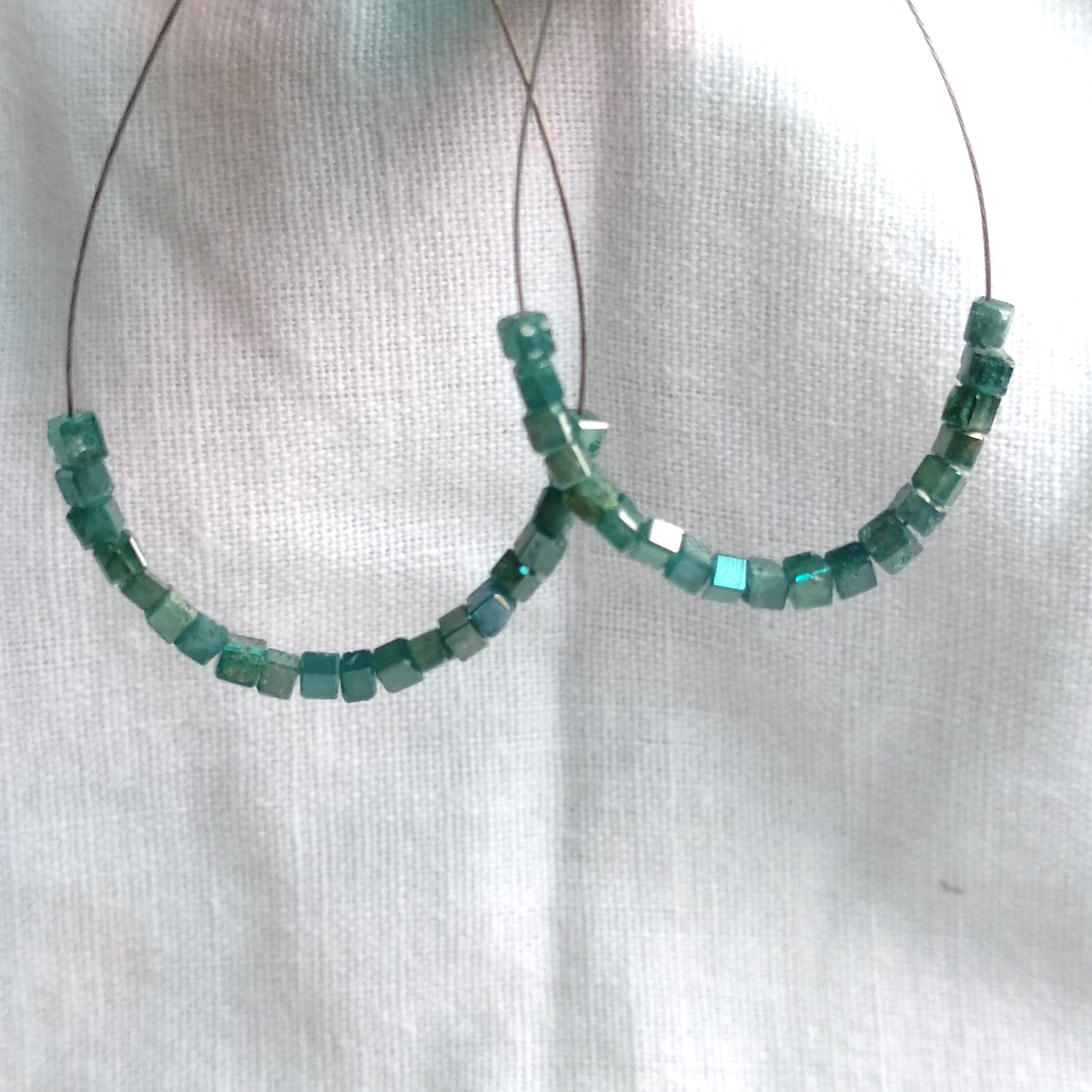 Natural Blue Cube Diamonds Beads for Earring, Sparkling Fancy Blue Square Polished Loose Diamond 1.5MM to 2.0MM Size 3.00 Cts Lot