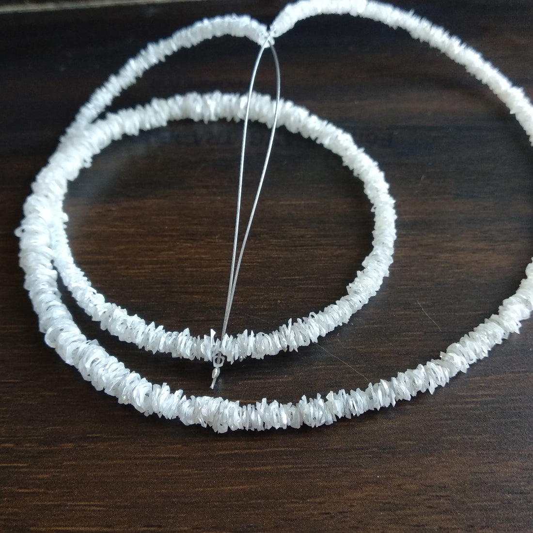 20+ Ct Natural White Raw Diamond Rings, Beautiful Bangle Cut White Rough Loose Diamond Ring 16" Strand Necklace