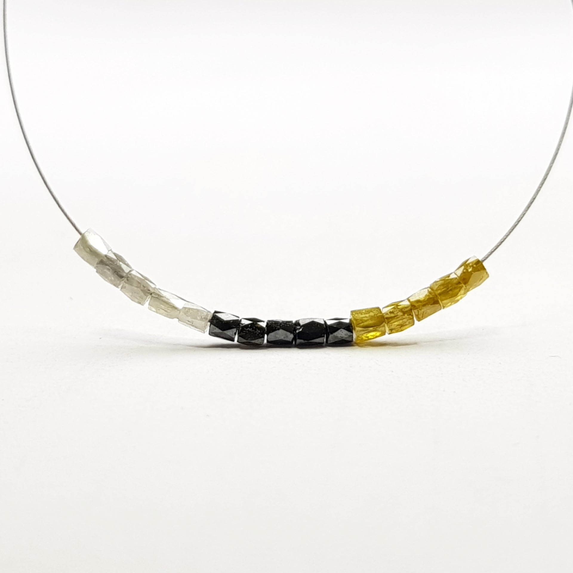 1.00 Ct Lot Natural Multi Color Tube Diamond Beads with Drilled Hole For Strand Necklace