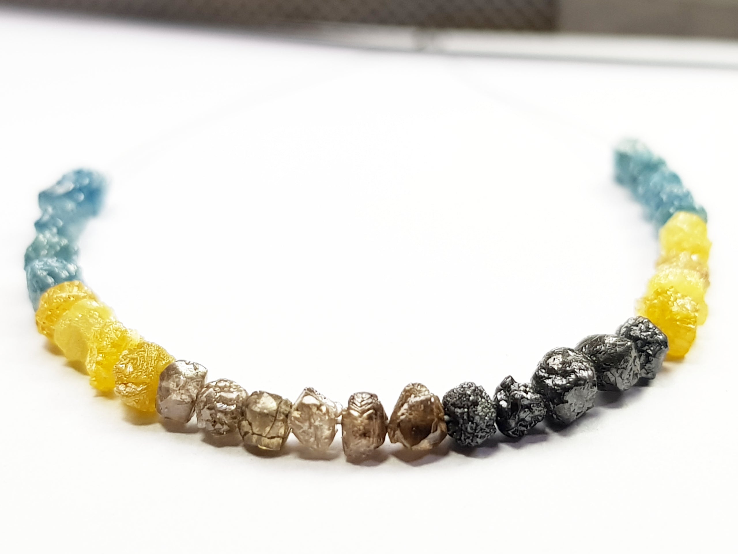 3.00 Ct Natural Raw Loose Diamond Beads, Fancy Multi Color Rough Diamond Beads, 2.00 mm to 3.00 mm