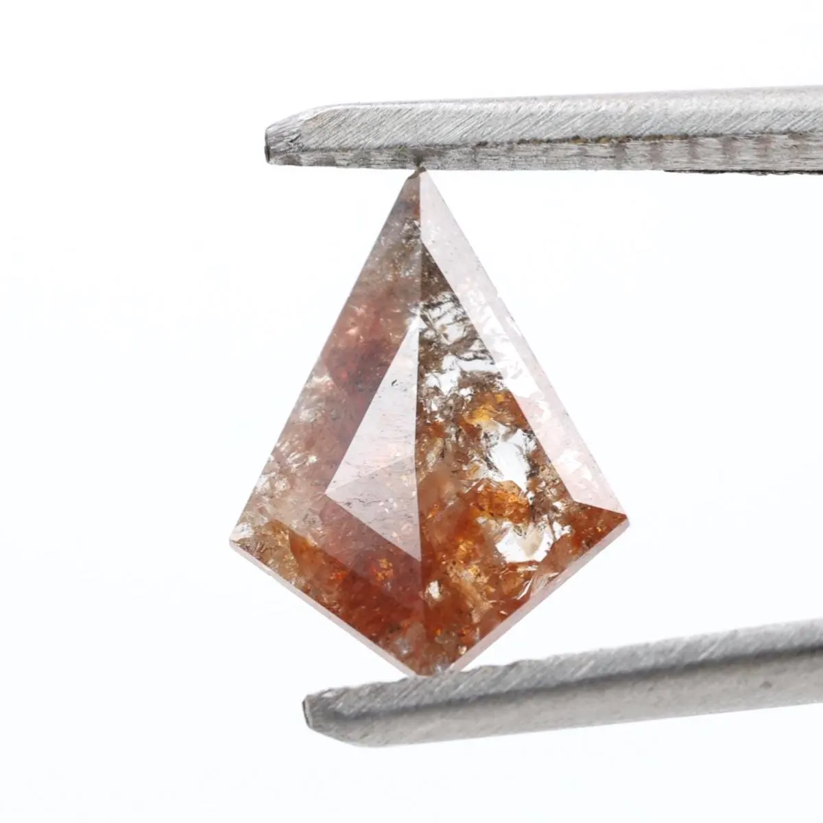 1.11 Ct Salt and Pepper Diamond, Natural Brown Color Kite Cut Loose Diamonds for Engagement Ring