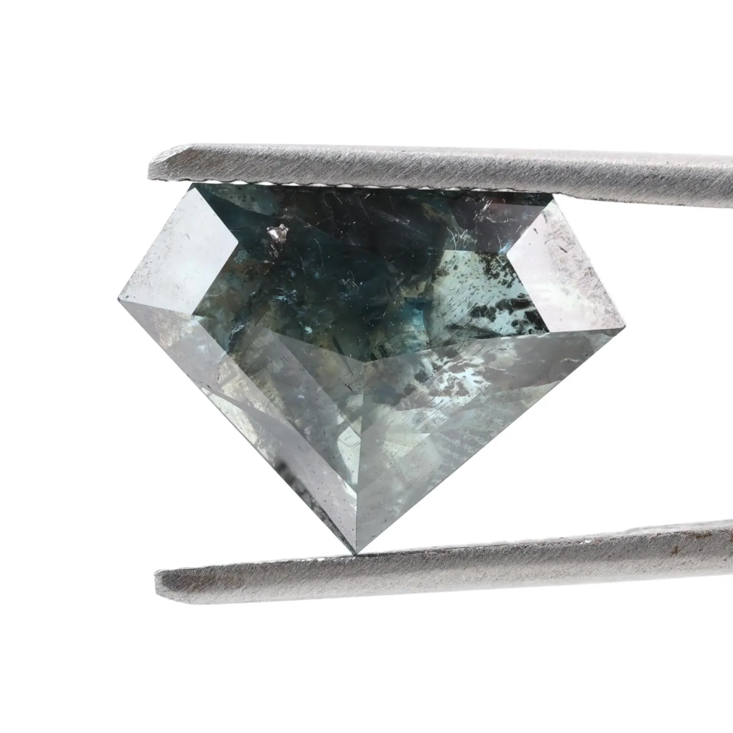 4.68 Ct Natural Blue Geomteric Loose Diamond for Wedding Ring