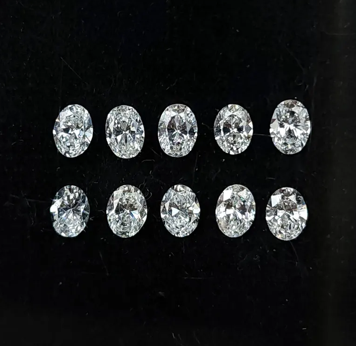 4.00 x 3.00 MM White Diamond F-G Color VS-SI Clarity Oval Diamond, Natural Loose Diamond for Jewelry