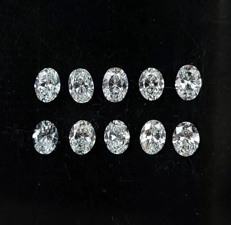 4.00 x 3.00 MM White Diamond F-G Color VS-SI Clarity Oval Diamond, Natural Loose Diamond for Jewelry