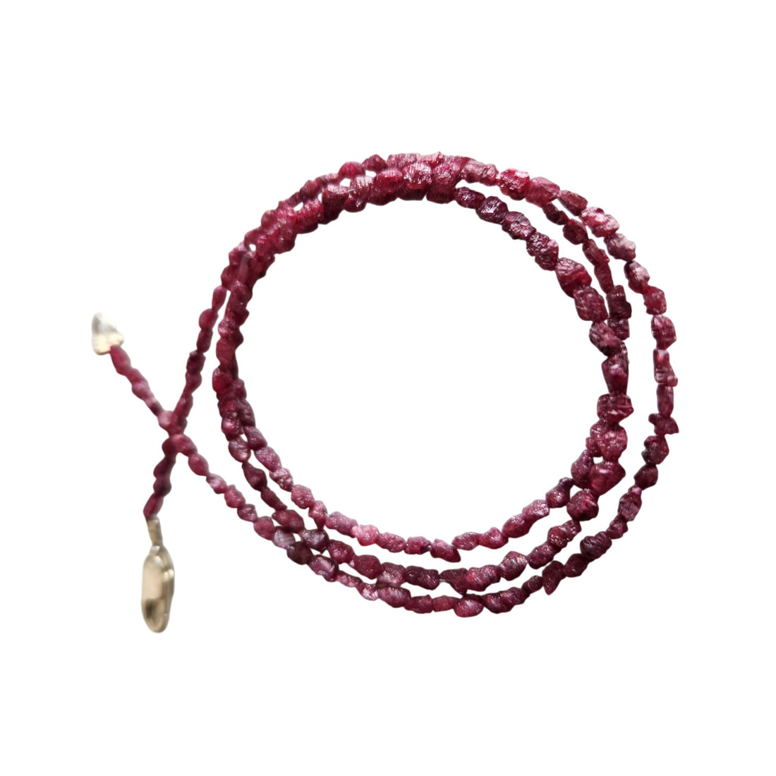 Purple Pink Rough Diamond Beads 16" Strand Necklace, Natural Loose Long Drilled Diamond Beads Chain