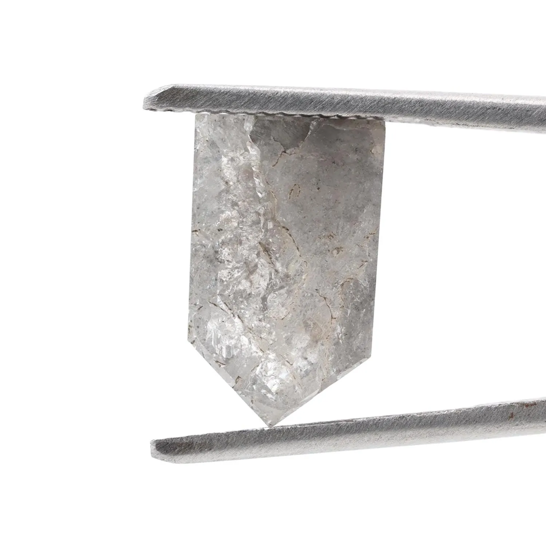 3.04 Ct Salt and Pepper Geomteric Diamond, Natural Gray Color Loose Diamonds for Wedding Ring