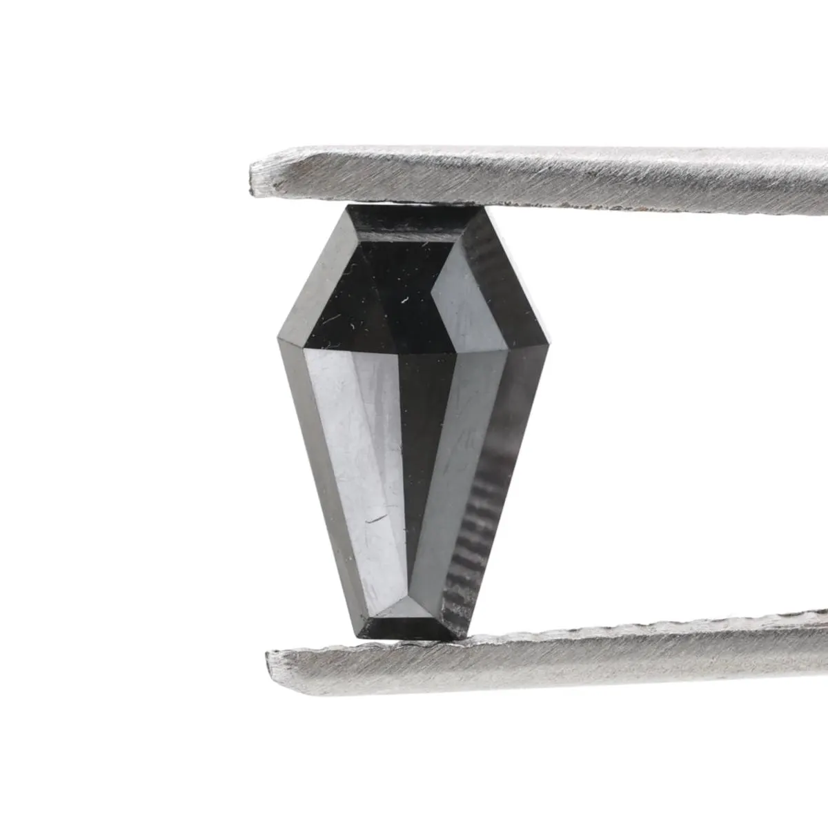 1.21 Carat Natural Black Coffin Loose Diamonds for Wedding Ring