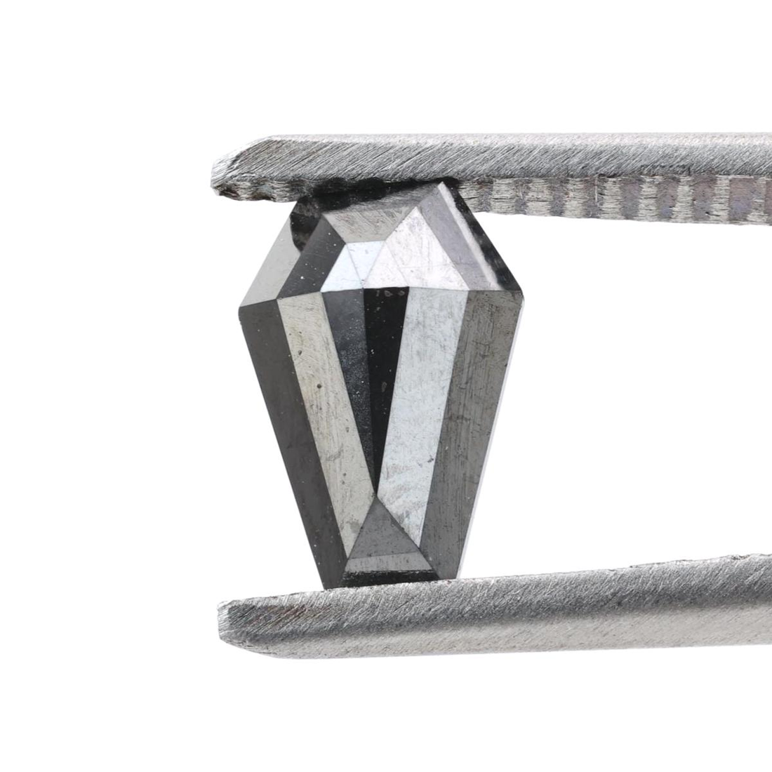 1.64 Carat Natural Black Coffin Loose Diamonds for Engagement Ring