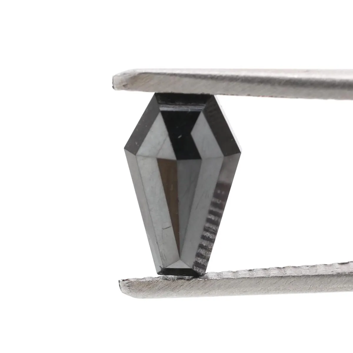 0.97 Carat Natural Black Coffin Loose Diamonds for Engagement Ring