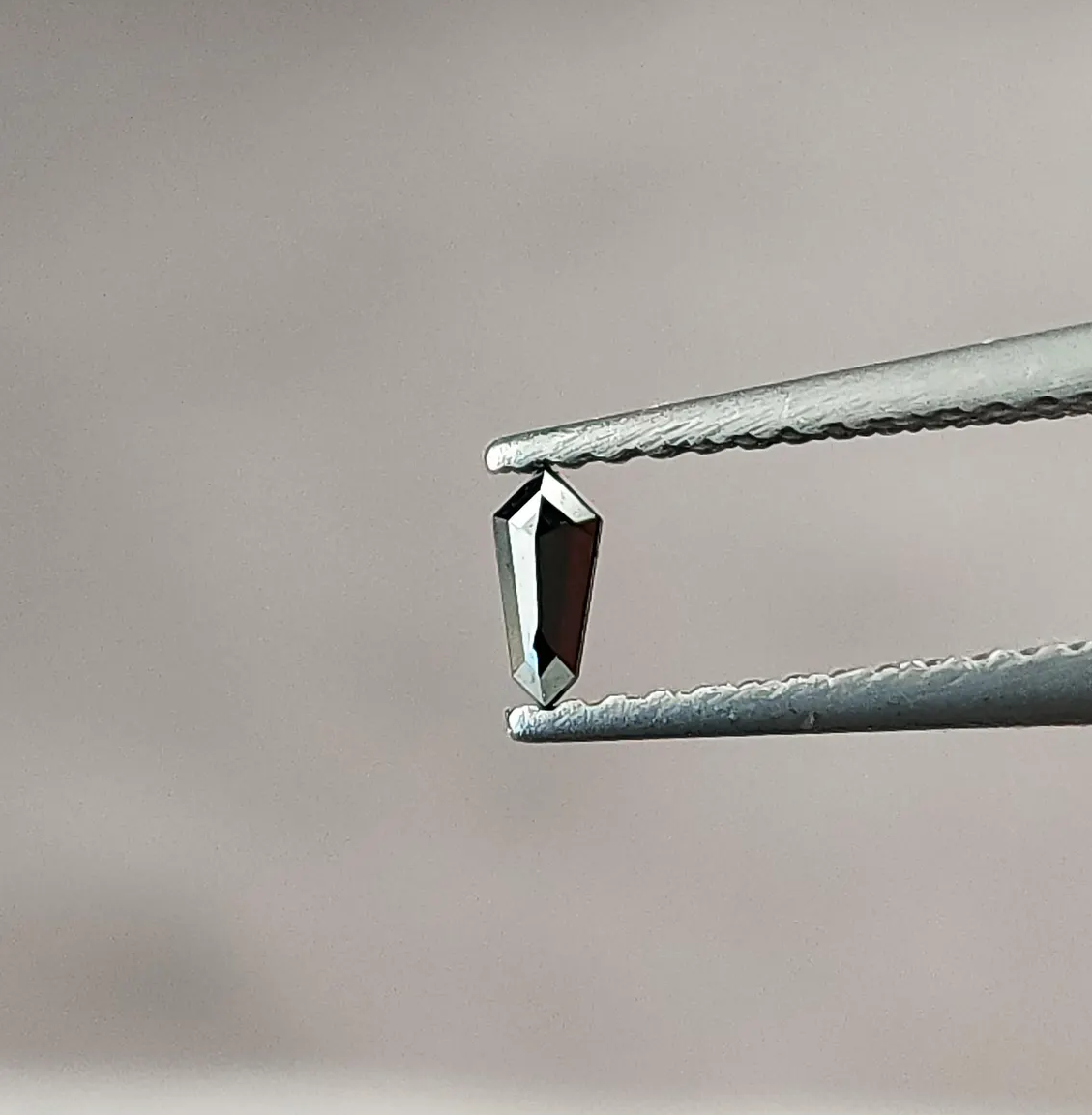 4.50 x 2.00 MM Natural Black Shield Loose Diamonds for Jewelry