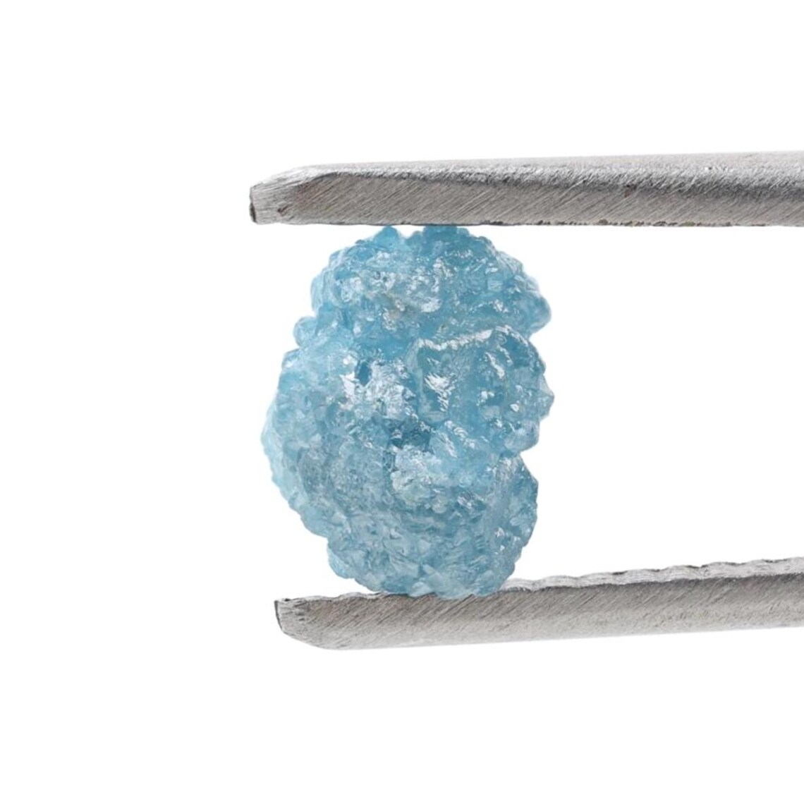 1.37 Ct Natural Blue Raw Rough Loose Diamond for Engagement Ring