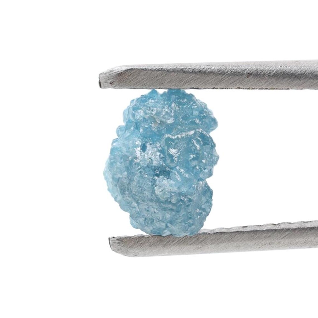 1.37 Ct Natural Blue Raw Rough Loose Diamond for Engagement Ring