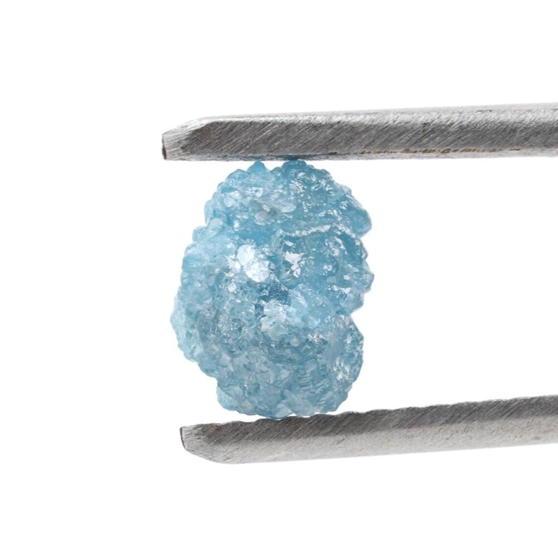 1.37 Ct Natural Blue Raw Rough Loose Diamond for Engagement Ring