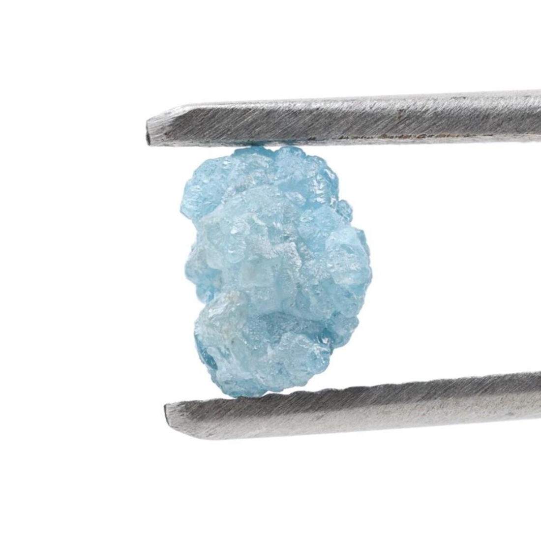 1.37 Ct Natural Blue Raw Rough Loose Diamond for Engagement Ring